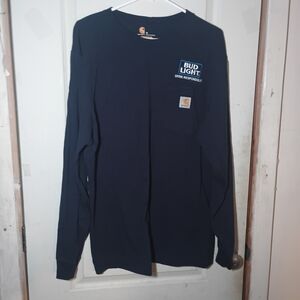 Carhartt Dark Blue Long Sleeve with Logo